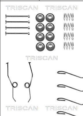 Triscan Zubehörsatz, Bremsbacken [Hersteller-Nr. 8105102570] für Toyota, VW von TRISCAN