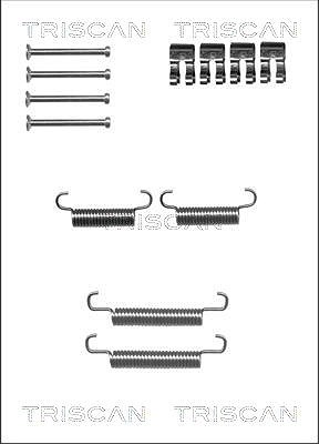 Triscan Zubehörsatz, Feststellbremsbacken [Hersteller-Nr. 8105152560] für Ford, Iveco, Renault Trucks von TRISCAN