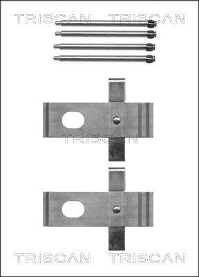 Triscan Zubehörsatz, Scheibenbremsbelag [Hersteller-Nr. 8105111616] für BMW von TRISCAN