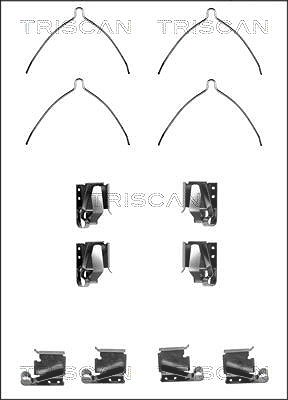 Triscan Zubehörsatz, Scheibenbremsbelag [Hersteller-Nr. 8105131619] für Toyota von TRISCAN