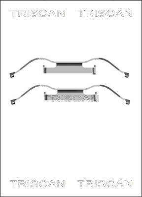 Triscan Zubehörsatz, Scheibenbremsbelag [Hersteller-Nr. 8105291608] für VW von TRISCAN