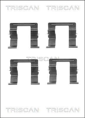 Triscan Zubehörsatz, Scheibenbremsbelag [Hersteller-Nr. 8105501584] für Mazda von TRISCAN