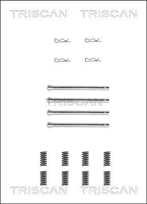 Triscan Zubehörsatz, Scheibenbremsbelag [Hersteller-Nr. 8105701435] für Lada von TRISCAN