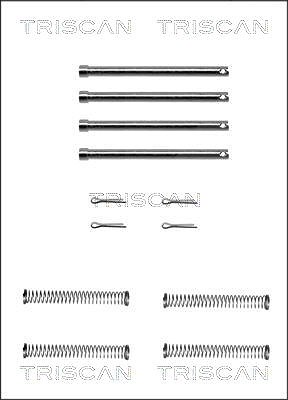 Triscan Zubehörsatz, Scheibenbremsbelag [Hersteller-Nr. 8105171003] für Land Rover von TRISCAN