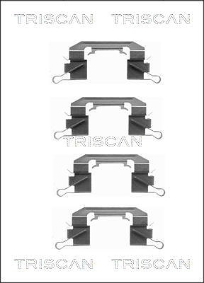 Triscan Zubehörsatz, Scheibenbremsbelag [Hersteller-Nr. 8105141596] für Nissan von TRISCAN