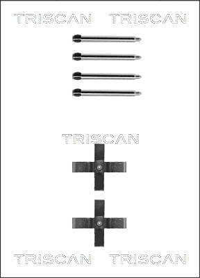 Triscan Zubehörsatz, Scheibenbremsbelag [Hersteller-Nr. 8105101590] für Ford, Saab, Opel von TRISCAN