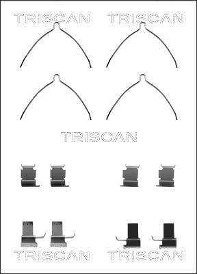 Triscan Zubehörsatz, Scheibenbremsbelag [Hersteller-Nr. 8105131629] für Toyota von TRISCAN