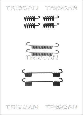 Triscan Zubehörsatz für Bremsbacken Hinterachse [Hersteller-Nr. 8105102605] für Mercedes-Benz, VW von TRISCAN