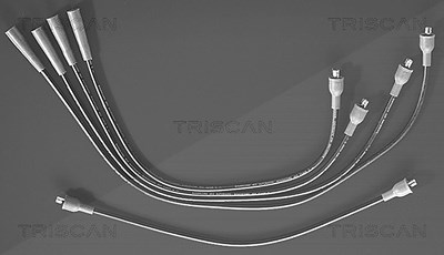 Triscan Zündleitungssatz [Hersteller-Nr. 88604008] für Suzuki, Lada, Daihatsu, Ford, Mitsubishi, BMW von TRISCAN