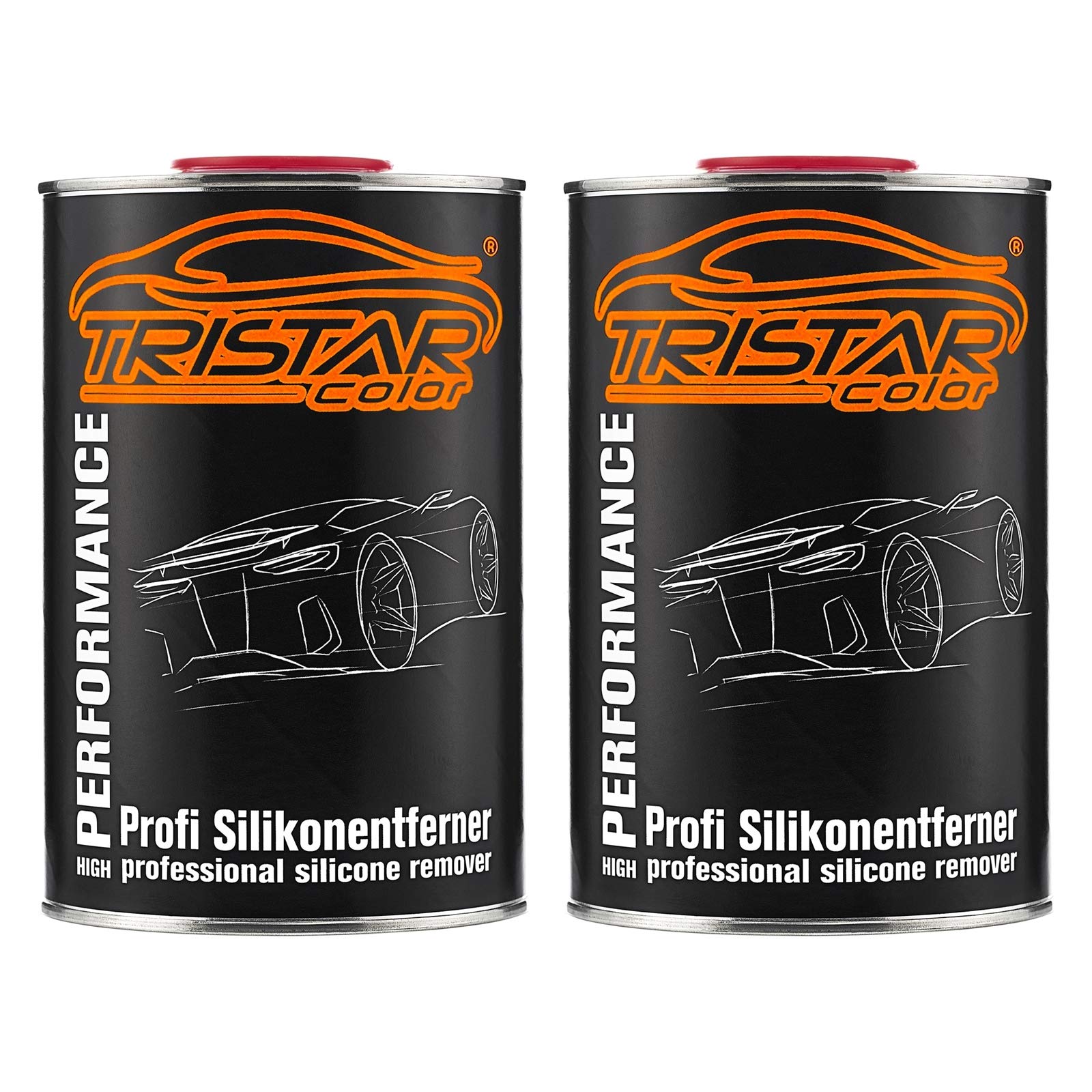 TRISTARcolor 2 Liter Silikonentferner Entfetter Reiniger für Autolack Basislack RAL Lack Grundierung von TRISTARcolor