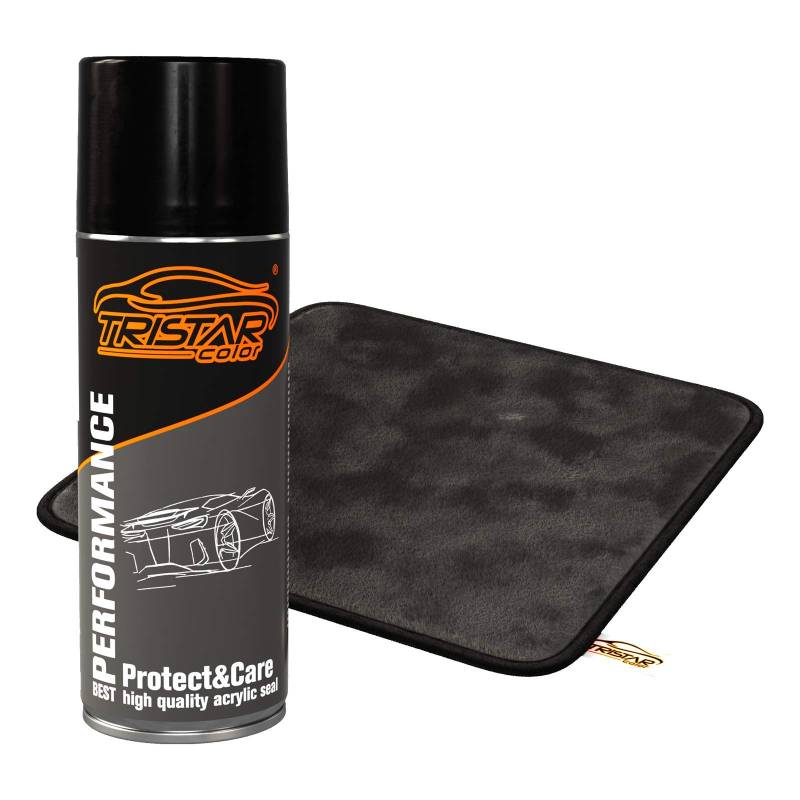 TRISTARcolor Protect&Care acryl Nano Lackversiegelung mit Lotuseffekt für Matte und seidenmatte Autolacke Glas Gummi Kunststoff + Poliertuch von TRISTARcolor