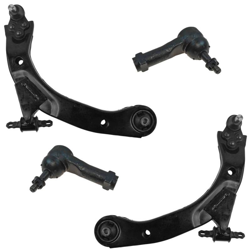 TRQ Lenk- & Aufhängungssatz Querlenker mit Kugelgelenk Spurstange kompatibel mit 2005-2010 Chevrolet Cobalt 2007-2009 Pontiac G5 2003-2007 Saturn Ion von TRQ