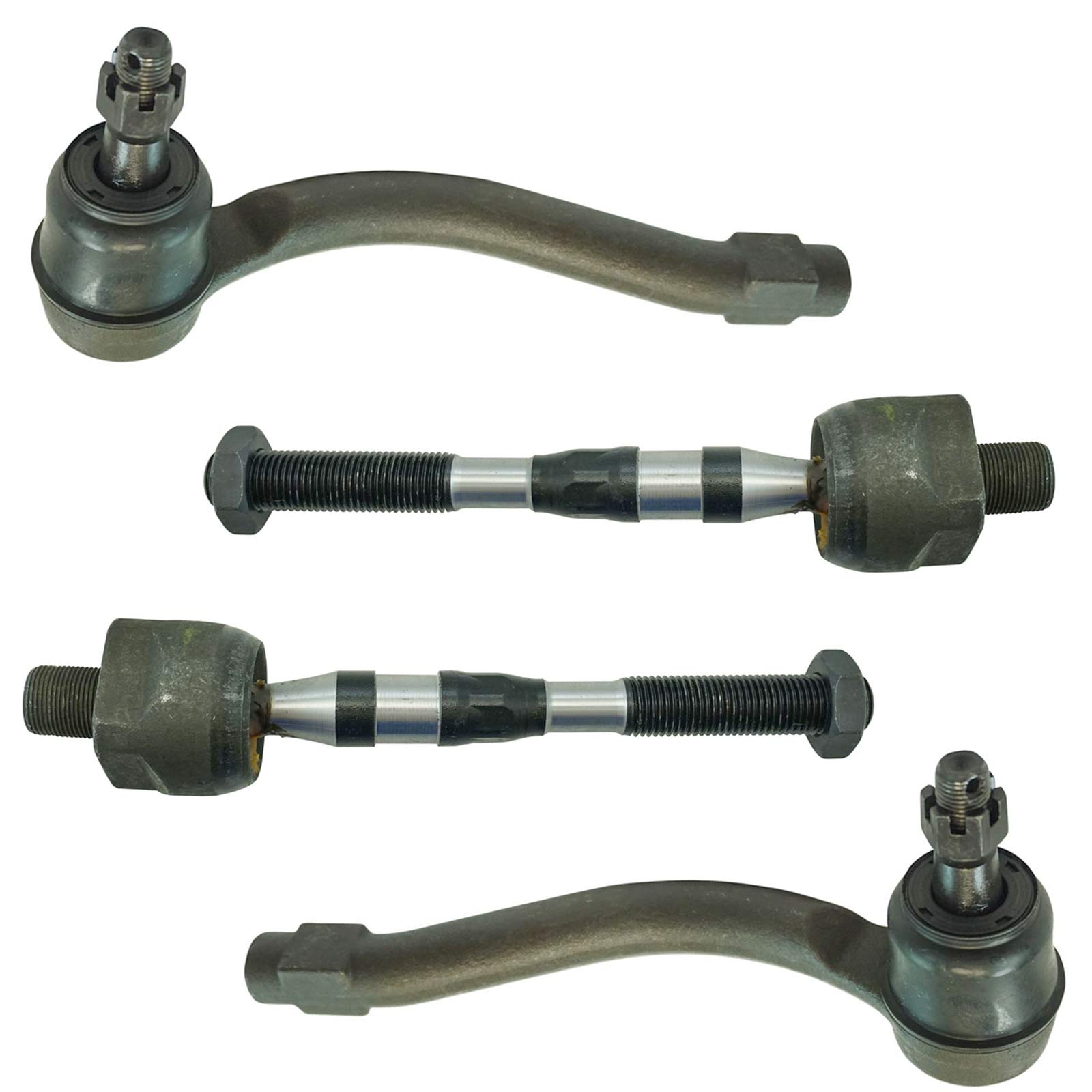 TRQ Spurstangenset vorne innen und außen kompatibel mit 2006-2010 Infiniti M35 M45 von TRQ