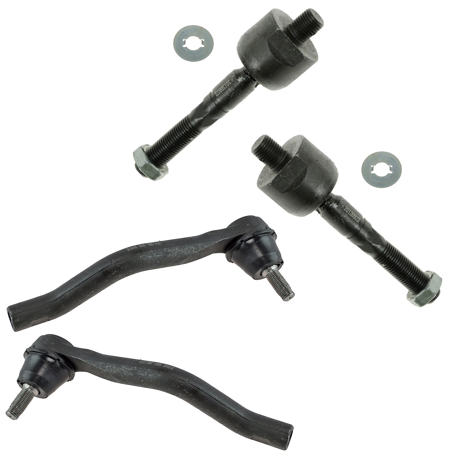 TRQ Spurstangenset vorne kompatibel mit 2005-2012 Acura RL von TRQ