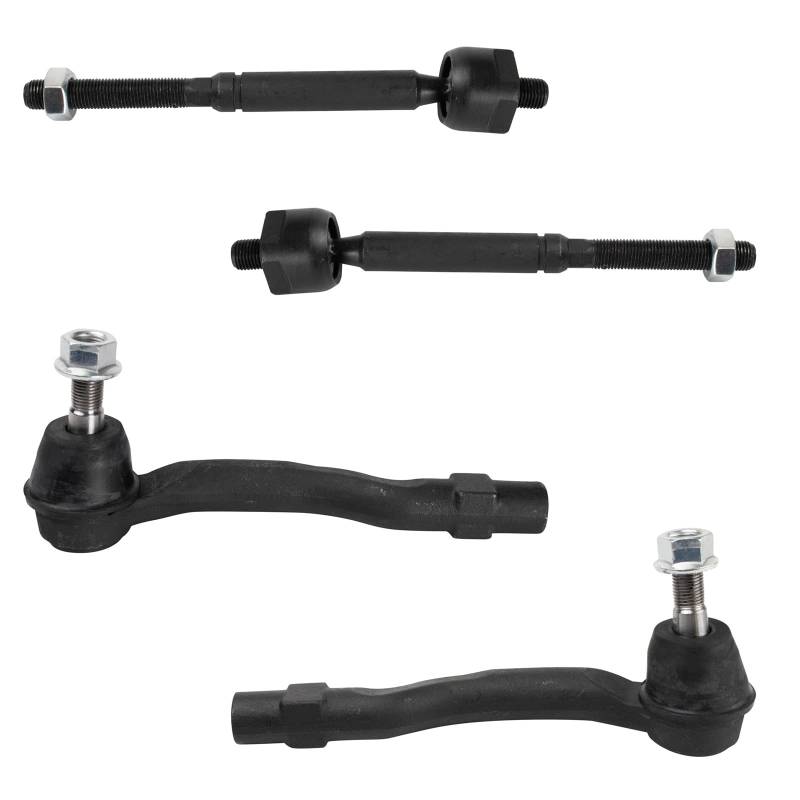 TRQ Spurstangenset vorne kompatibel mit 2014-2018 Mazda 3 2014-2017 6 von TRQ