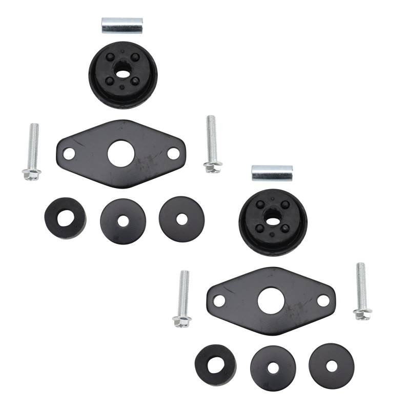 TRQ Stoßdämpfer-Set hinten oben, kompatibel mit 04–22 Chrysler 06–22 Dodge von TRQ