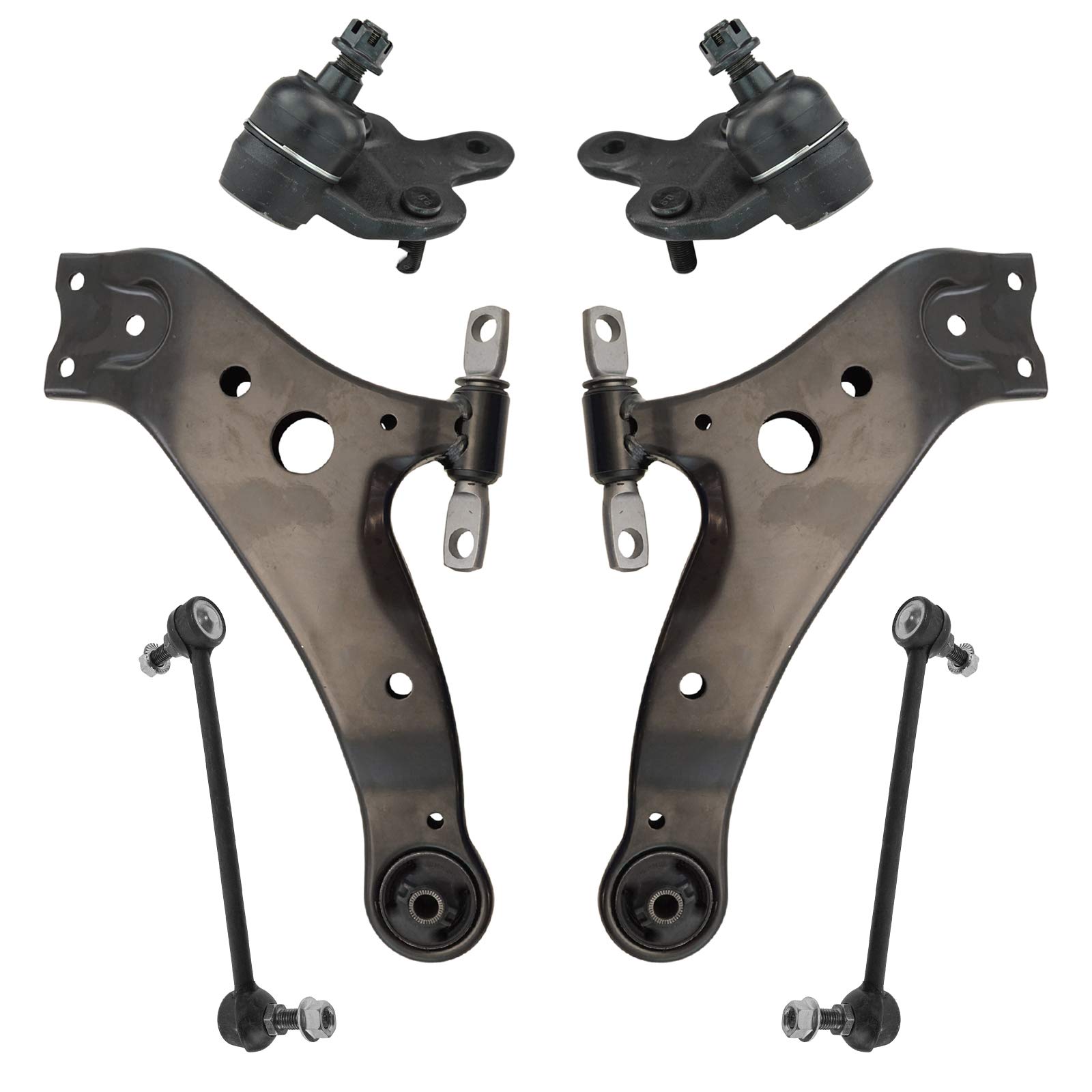 TRQ Vorderradaufhängungs-Set, Kugelgelenk, Querlenker, Stabilisator, kompatibel mit Lexus RX350 2018-2022 RX350L RX450h RX450hL 2008-2019 Toyota Highlander 2009-2015 Venza von TRQ