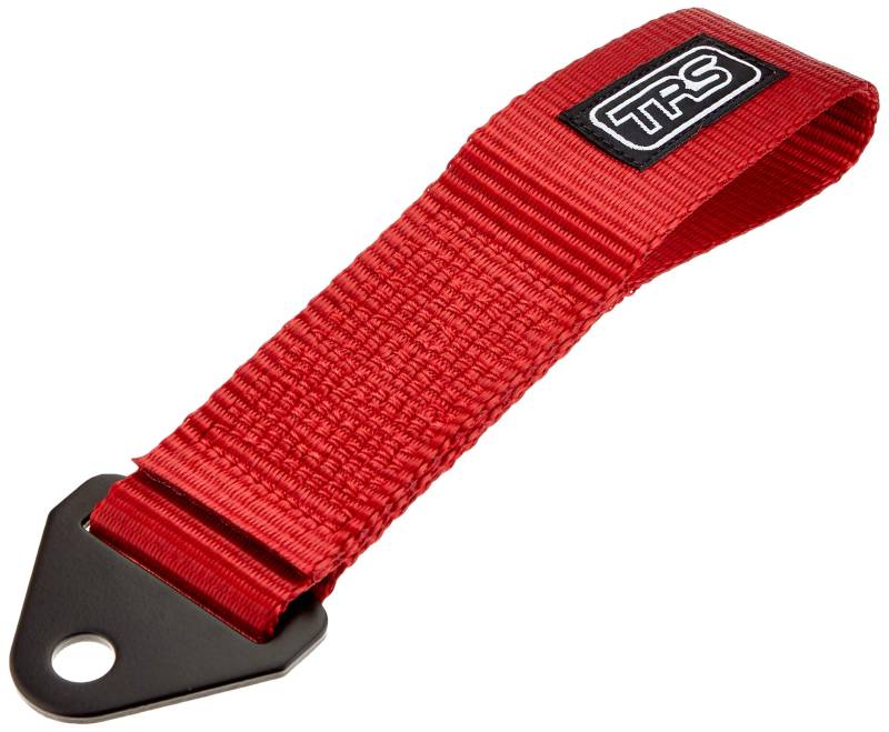 TRS-MOTORSPORT Original TRS Schlaufe Universal Abschleppschlaufe Abschleppöse Racing red Tow Hook JDM Tuning Rot von TRS-MOTORSPORT