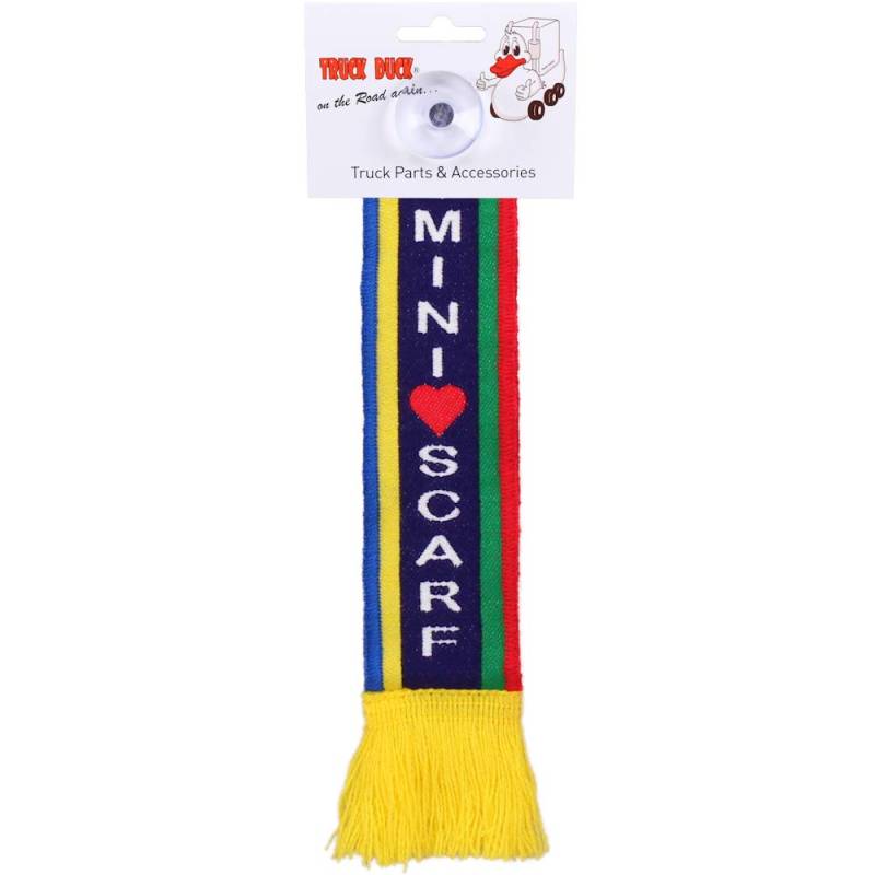 TRUCK DUCK® LKW Auto Minischal Fan Edition Mini Scarf Trucker Schal Wimpel Flagge Fahne Saugnapf Spiegel Deko von TRUCK DUCK