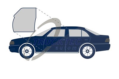 Trucktec Automotive Türdichtung [Hersteller-Nr. 02.53.032] für Mercedes-Benz von TRUCKTEC AUTOMOTIVE