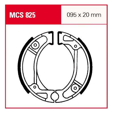 TRW Lucas Bremsbacken MCS825 95x20mm von TRW Lucas