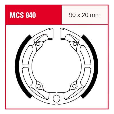 TRW Lucas Bremsbacken MCS840 90x20mm von TRW Lucas