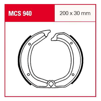 TRW Lucas Bremsbacken MCS940 200x30mm von TRW Lucas