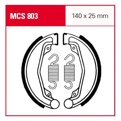 TRW Lucas Bremsbacken iF MCS803 140x25mm von TRW Lucas