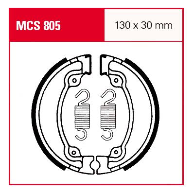 TRW Lucas Bremsbacken iF MCS805 130x30mm von TRW Lucas