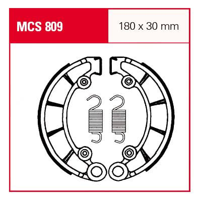 TRW Lucas Bremsbacken iF MCS809 180x30mm von TRW Lucas