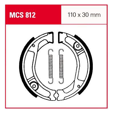 TRW Lucas Bremsbacken iF MCS812 110x30mm von TRW Lucas