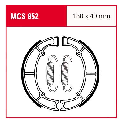 TRW Lucas Bremsbacken iF MCS852 180x40mm von TRW Lucas