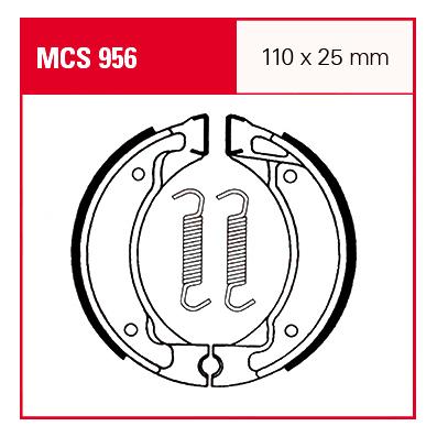 TRW Lucas Bremsbacken iF MCS956 110x25mm von TRW Lucas