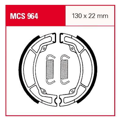 TRW Lucas Bremsbacken iF MCS964 130x22mm von TRW Lucas