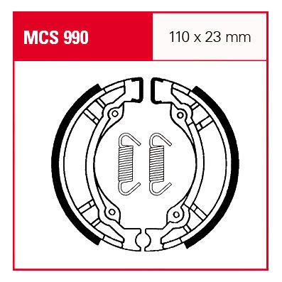 TRW Lucas Bremsbacken iF MCS990 110x23mm von TRW Lucas