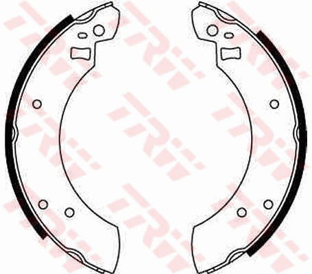 Bremsbackensatz Hinterachse TRW GS6125 von TRW