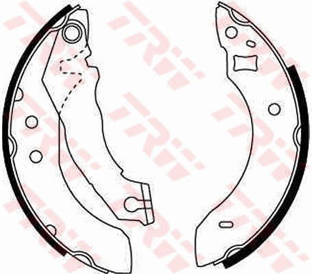 Bremsbackensatz Hinterachse TRW GS6151 von TRW