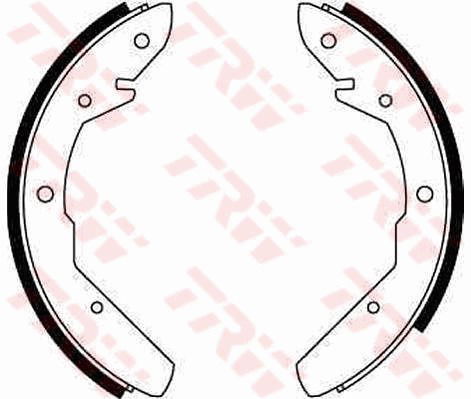 Bremsbackensatz Hinterachse TRW GS8149 von TRW