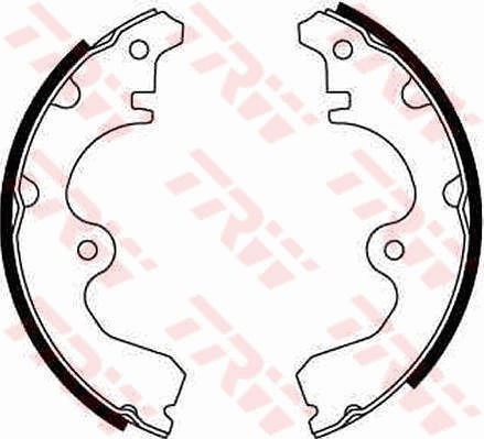 Bremsbackensatz Hinterachse TRW GS8243 von TRW