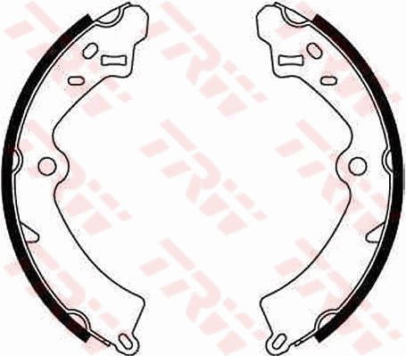 Bremsbackensatz Hinterachse TRW GS8278 von TRW