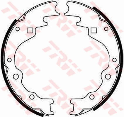 Bremsbackensatz Hinterachse TRW GS8523 von TRW