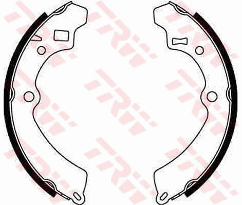 Bremsbackensatz Hinterachse TRW GS8548 von TRW