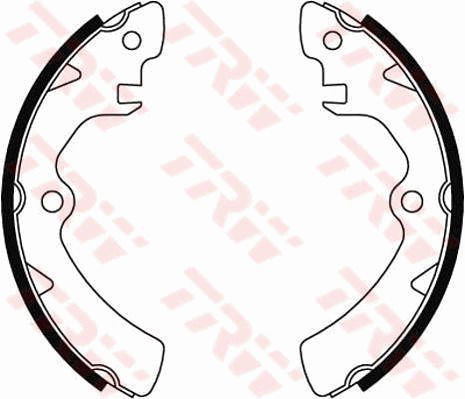 Bremsbackensatz TRW GS8195 von TRW