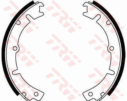 Bremsbackensatz Vorderachse TRW GS8011 von TRW