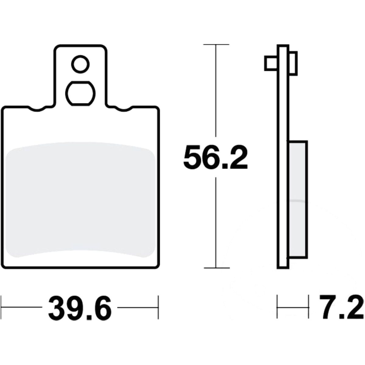 Bremsbeläge bremsklotz standard trw mcb775 von TRW