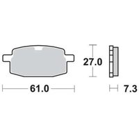 Bremsbelagsatz TRW MCB590 von Trw