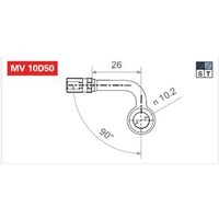 Bremsleitung TRW MV10D50T von Trw
