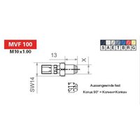 Bremsleitung TRW MVF100E von Trw