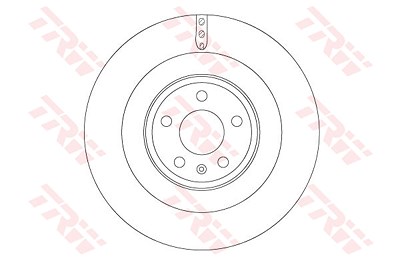 Trw Bremsscheibe [Hersteller-Nr. DF6343S] für Audi von TRW