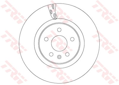 Trw Bremsscheibe [Hersteller-Nr. DF6700S] für Tesla von TRW